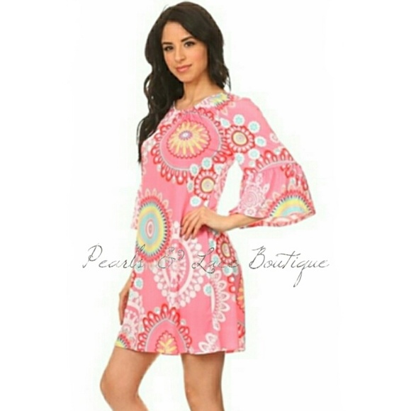 Host Pick 🎉 Pink Floral Dress/Tunic - Picture 6 of 6